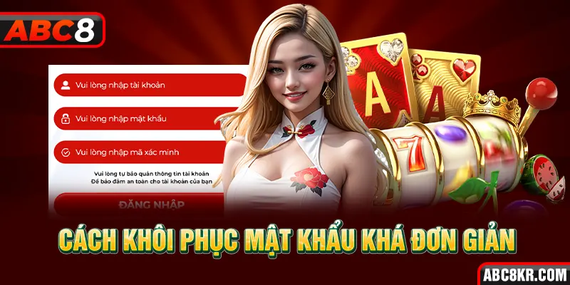 Cách khôi phục mật khẩu khá đơn giản