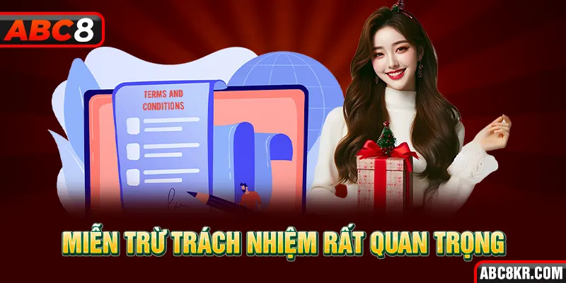 Miễn trừ trách nhiệm rất quan trọng